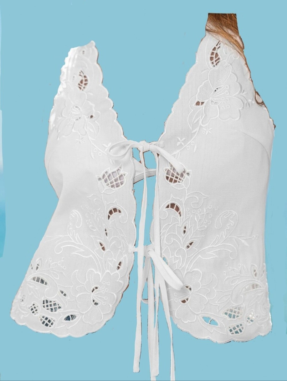 Soft Serenade White Cover-Up Top - Cupshe